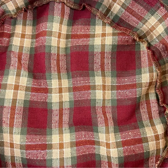 Longaberger Orchard Park Plaid 2001 Large Easter Basket Liner - Picture 4 of 12